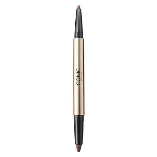 Iconic London Eyeliner Duo Smokey Eye Spiced Plum 1,1 g