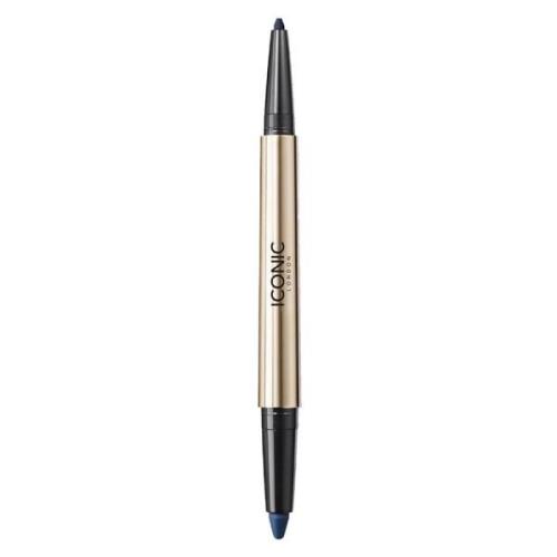 Iconic London Eyeliner Duo Smokey Eye Electric Blue 1,1 g