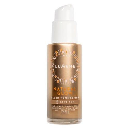 Lumene Natural Glow Fluid Foundation SPF20 5 Deep Tan 30 ml