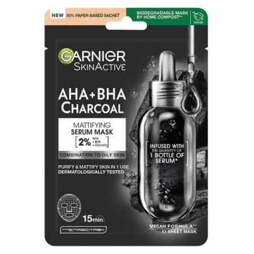 Garnier Tissue Mask Pure Charcaol Black Algae Purifying & Hydrati