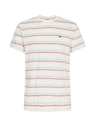 Iriedaily Bluser & t-shirts 'Monte Noe'  ecru / lyseblå / rød / sort