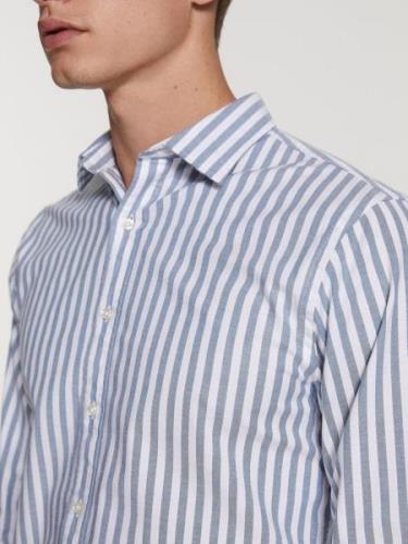 Shiwi Skjorte 'Orlando'  blå / hvid