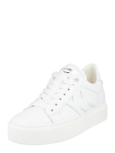 Zadig & Voltaire Sneaker low  sølv / hvid