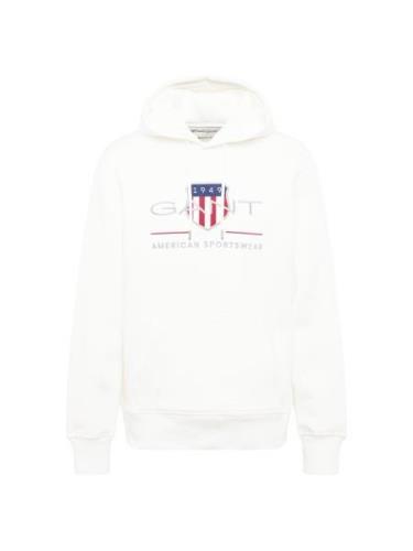 GANT Sweatshirt  blandingsfarvet / hvid