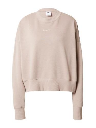 Nike Sportswear Sweatshirt 'Phoenix Fleece'  taupe / hvid