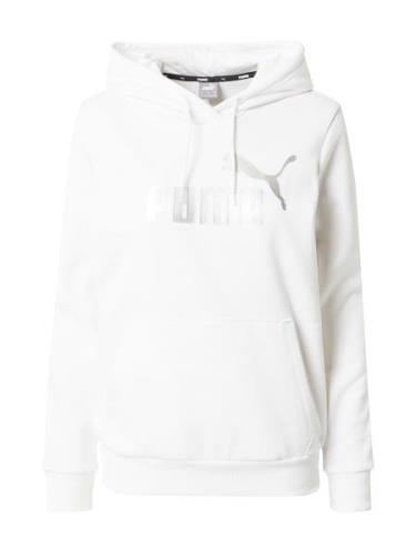 PUMA Sportsweatshirt  sølv / hvid