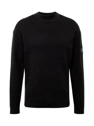 Calvin Klein Jeans Pullover  sort / hvid