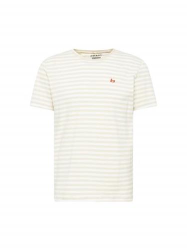 BLEND Bluser & t-shirts 'Dinton'  greige / orange / hvid