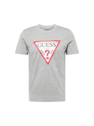 GUESS Bluser & t-shirts  grå-meleret / rød / sort / offwhite