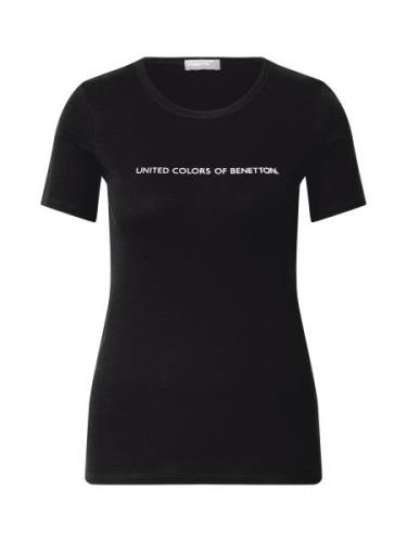 UNITED COLORS OF BENETTON Shirts  sort / hvid