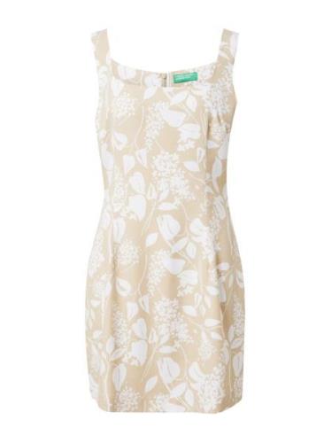 UNITED COLORS OF BENETTON Sommerkjole  beige / naturhvid