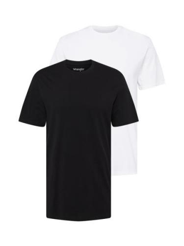WRANGLER Bluser & t-shirts  sort / hvid