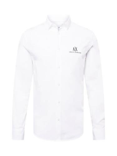 ARMANI EXCHANGE Skjorte  sort / hvid
