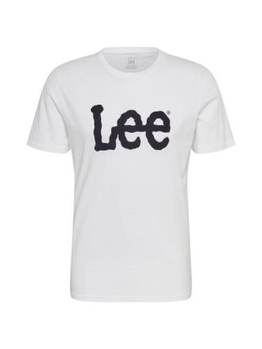 Lee Bluser & t-shirts 'Wobbly Logo Tee'  sort / hvid