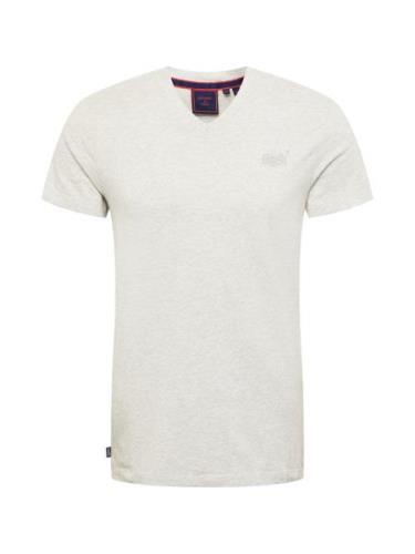 Superdry Bluser & t-shirts 'VINTAGE LOGO EMB VEE TEE'  grå
