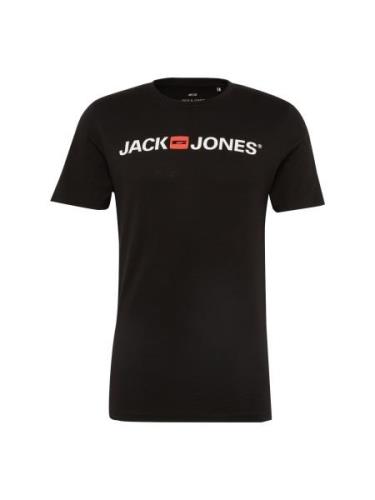 JACK & JONES Bluser & t-shirts 'Essentials'  knaldrød / sort / hvid