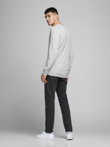 JACK & JONES Pullover 'JJEHill'  grå-meleret