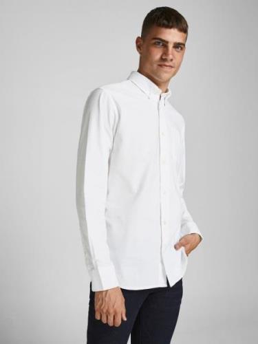 JACK & JONES Skjorte 'Brook'  hvid