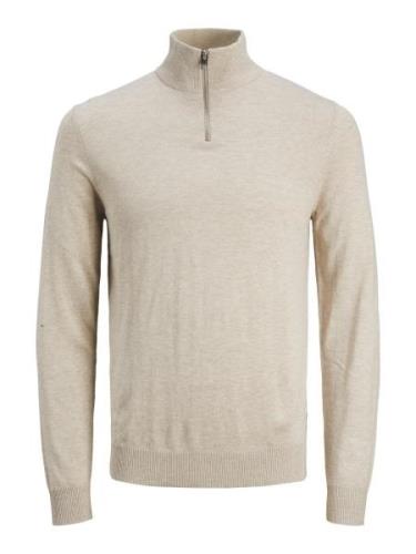 JACK & JONES Pullover 'JJEmil'  beige-meleret