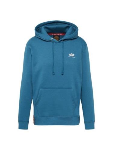 ALPHA INDUSTRIES Sweatshirt  blå / hvid