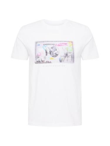 EINSTEIN & NEWTON Bluser & t-shirts 'Canceled'  blandingsfarvet / hvid