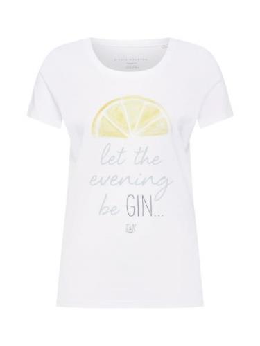 EINSTEIN & NEWTON Shirts 'Gin'  gul / hvid