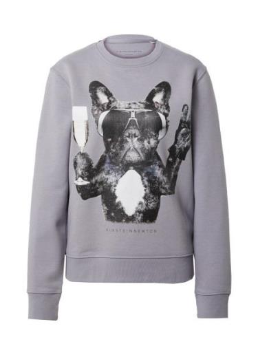 EINSTEIN & NEWTON Sweatshirt 'Champagne Dog'  grå