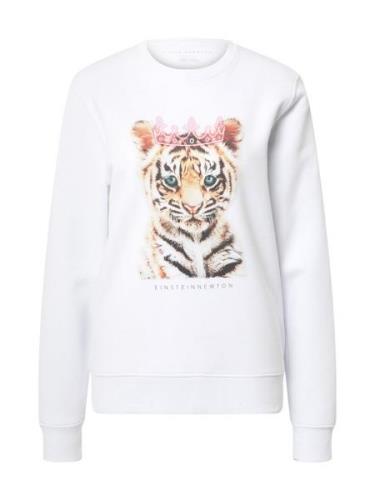 EINSTEIN & NEWTON Sweatshirt 'Baby Queen'  blandingsfarvet / hvid