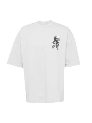 TOPMAN Bluser & t-shirts  lysegrå / sort