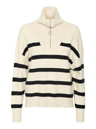 VERO MODA Pullover 'VMSaba'  creme / sort