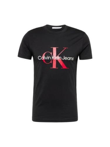 Calvin Klein Jeans Bluser & t-shirts  rød / sort / hvid