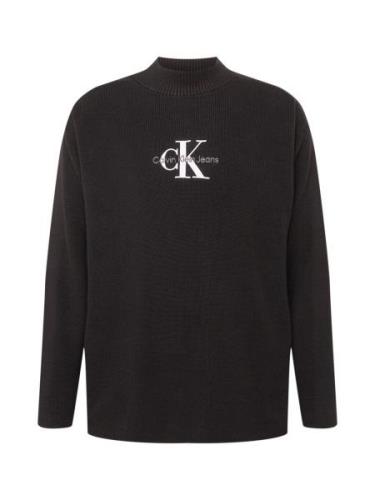 Calvin Klein Jeans Pullover  sort / hvid