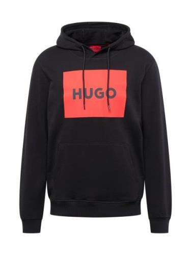 HUGO Sweatshirt 'Duratschi'  grenadine / sort