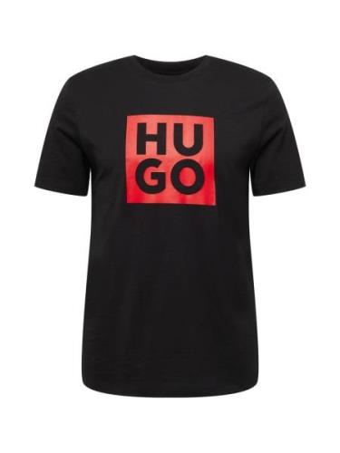 HUGO Bluser & t-shirts 'Daltor'  rød / sort