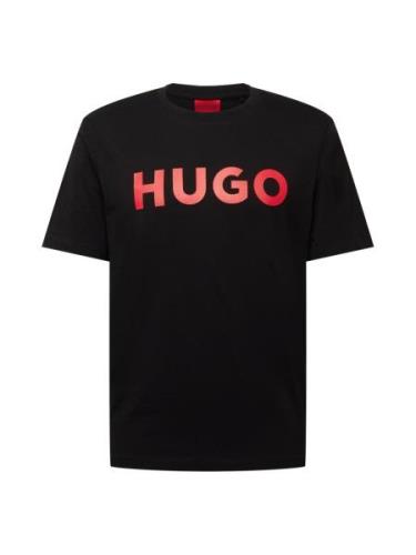 HUGO Bluser & t-shirts 'Dulivio'  rød / sort