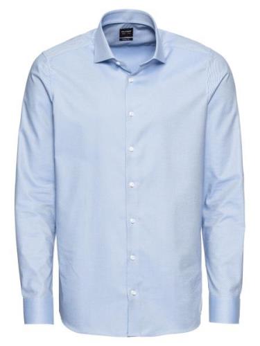 OLYMP Forretningsskjorte 'Level 5'  lyseblå / hvid