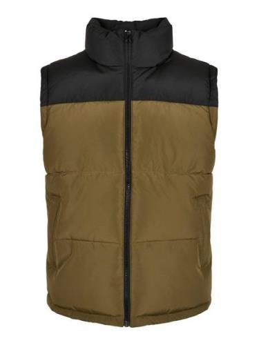 Urban Classics Vest  oliven / sort