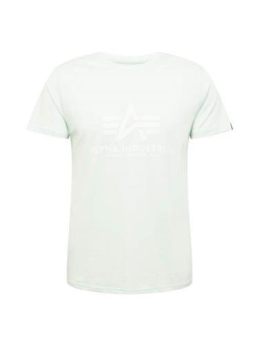 ALPHA INDUSTRIES Bluser & t-shirts  mint / hvid