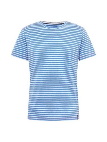 Key Largo Bluser & t-shirts 'DANILO'  blå / hvid