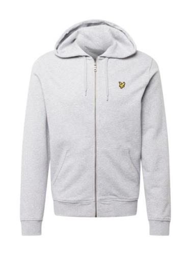 Lyle & Scott Sweatjakke  gylden gul / lysegrå / sort