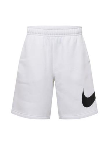 Nike Sportswear Bukser 'Club'  sort / hvid