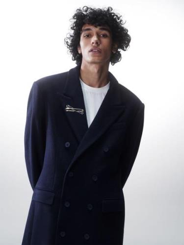 Luka Sabbat for ABOUT YOU Overgangsfrakke 'Joshua'  natblå