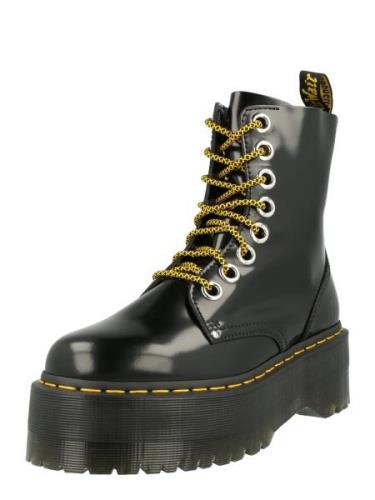 Dr. Martens Snørestøvletter 'Max'  mørkegul / sort