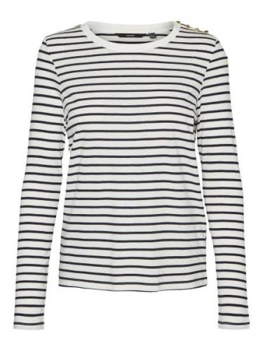 VERO MODA Shirts 'VMLEXIE APRIL'  sort / hvid