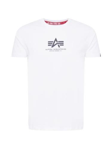 ALPHA INDUSTRIES Bluser & t-shirts  sort / hvid