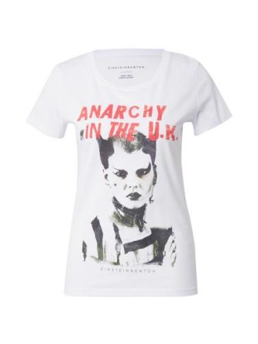 EINSTEIN & NEWTON Shirts 'Anarchy'  rød / sort / hvid