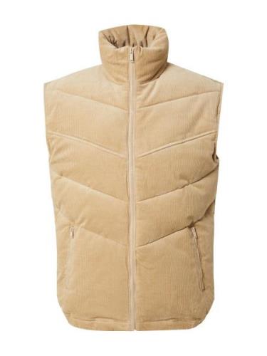 DAN FOX APPAREL Vest 'Yassin'  beige