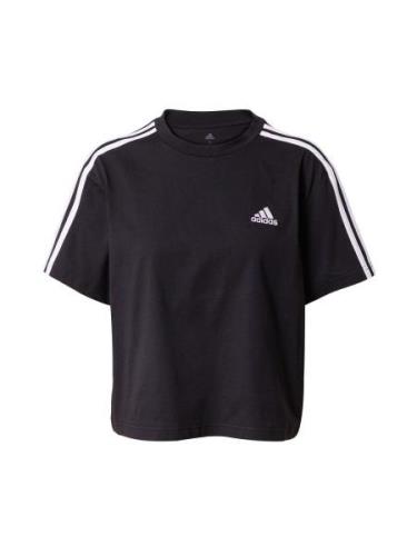 ADIDAS SPORTSWEAR Funktionsbluse 'Essentials'  sort / hvid