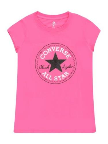 CONVERSE Bluser & t-shirts  pink / sort / hvid