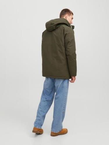 JACK & JONES Overgangsparka 'Loop'  mørkegrøn